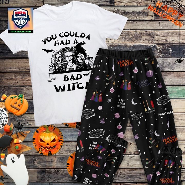 HOCUS POCUS YOU COULDA HAD A BAD WITCH HALLOWEEN PAJAMAS SET – USALAST