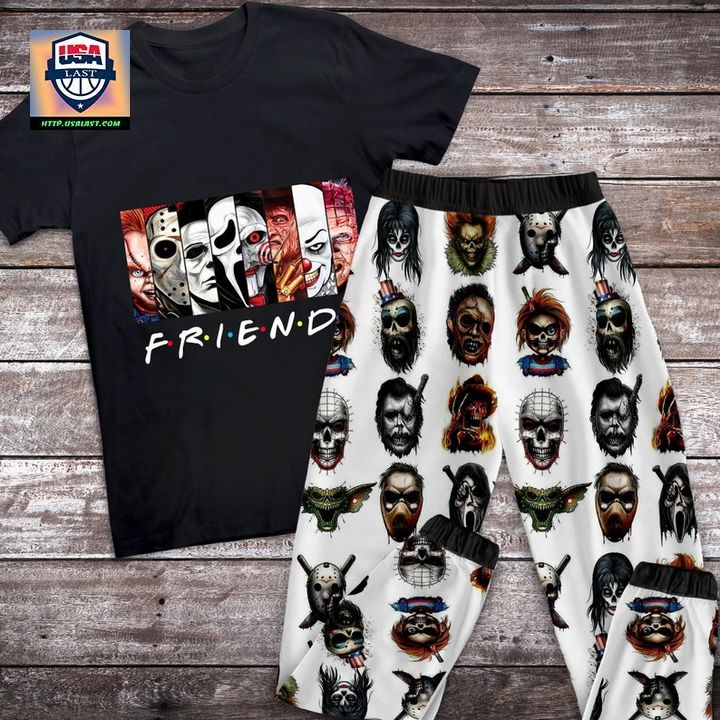 HORROR MOVIE FRIENDS HALLOWEEN PAJAMAS SET – USALAST