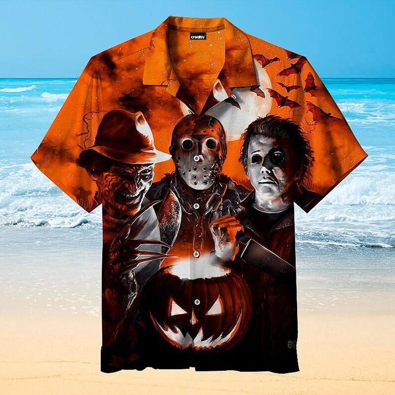 [HOT TREND] SCEAMING FUNNY HALLOWEEN HAWAIIAN SHIRT – HOTHOT 030921