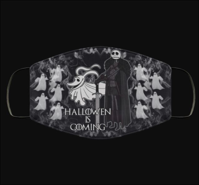 JACK SKELLINGTON AND ZERO HALLOWEEN IS COMING FACE MASK – DNSTYLES