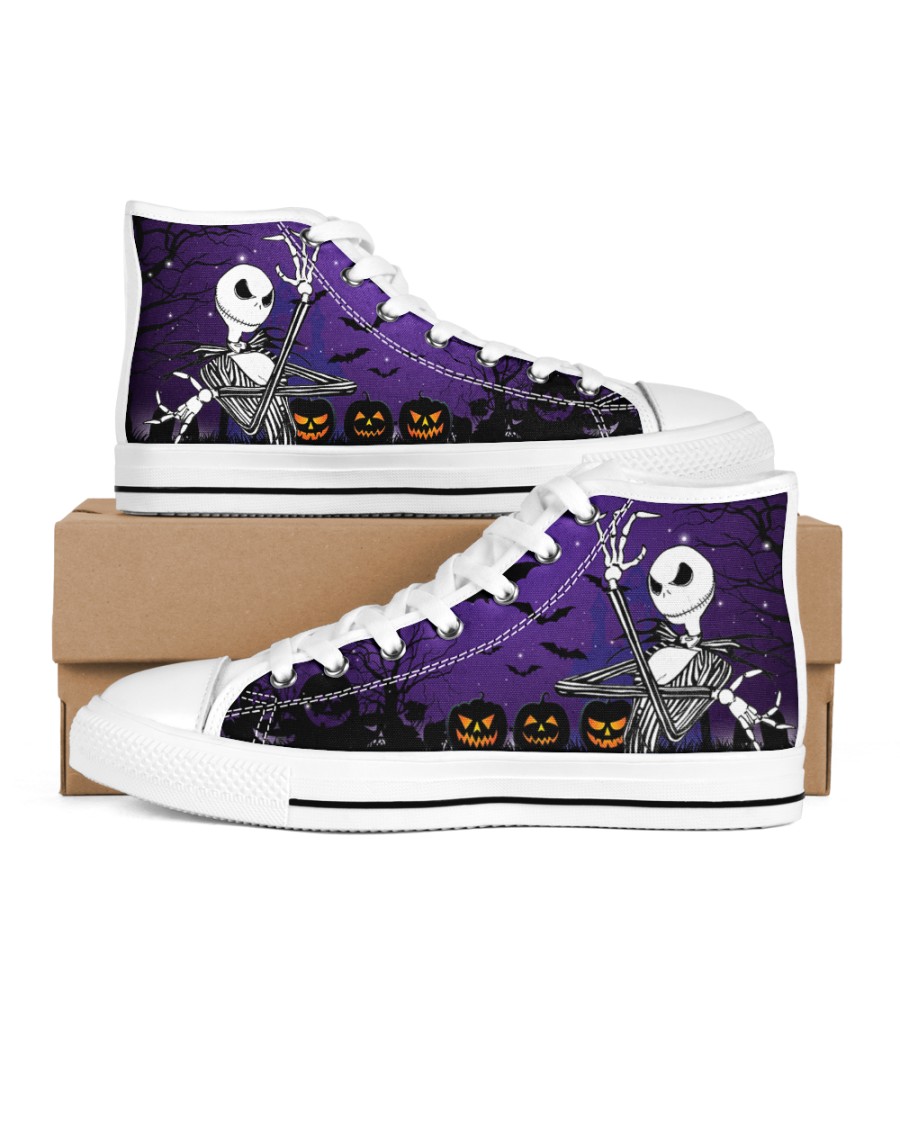 JACK SKELLINGTON HALLOWEEN HIGH TOP SHOES – TAGOTEE