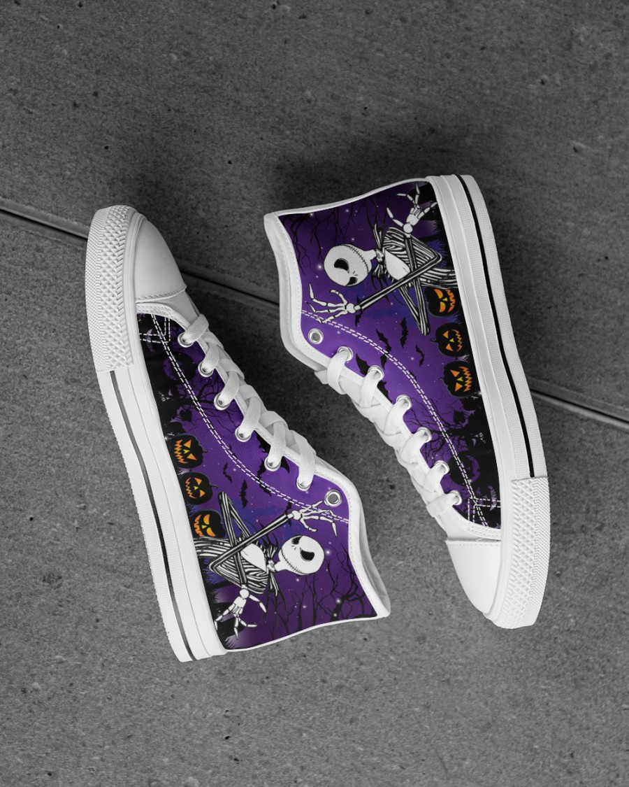 JACK SKELLINGTON PUMPKIN HALLOWEEN HIGH TOP SHOES – SALEOFF 280920