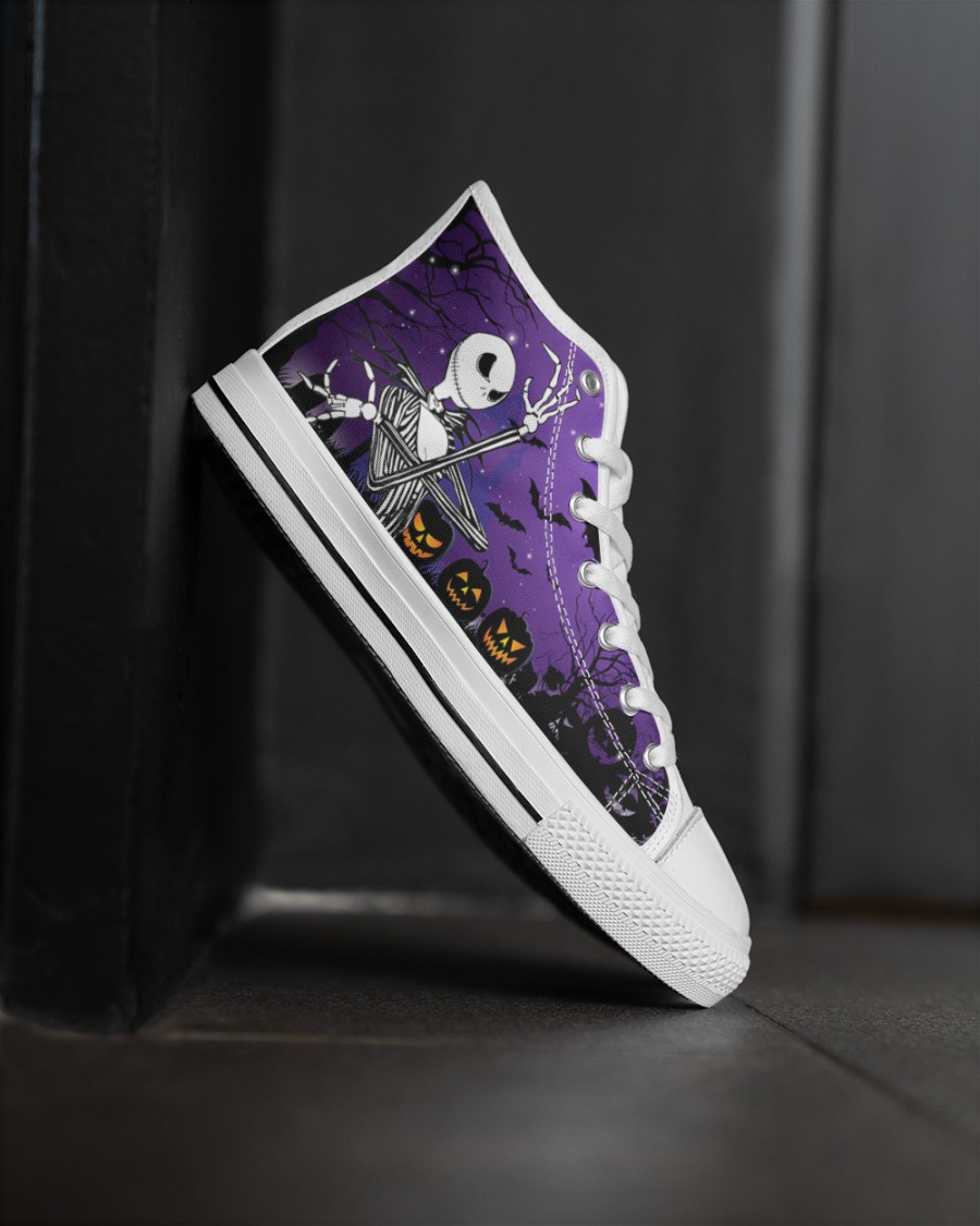 JACK SKELLINGTON PUMPKIN HALLOWEEN HIGH TOP SHOES – SALEOFF 280920
