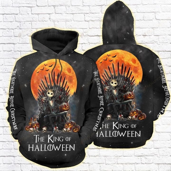 JACK SKELLINGTON THE KING OF HALLOWEEN 3D ALL OVER PRINT HOODIE AND SHIRT – HOTHOT 290920