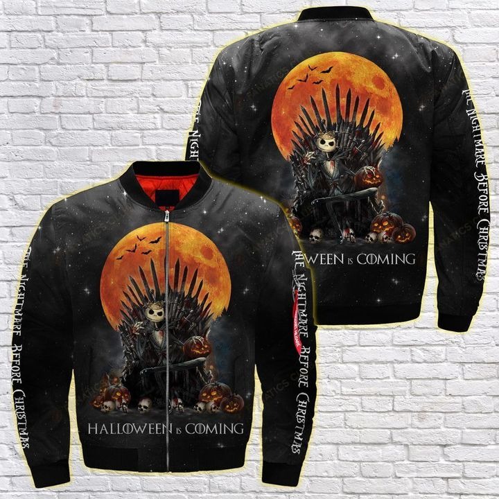 JACK SKELLINGTON THE NIGHTMARE BEFORE CHRISTMAS HALLOWEEN IS COMING 3D FULL PRINT HOODIE – LIMITED EDITION