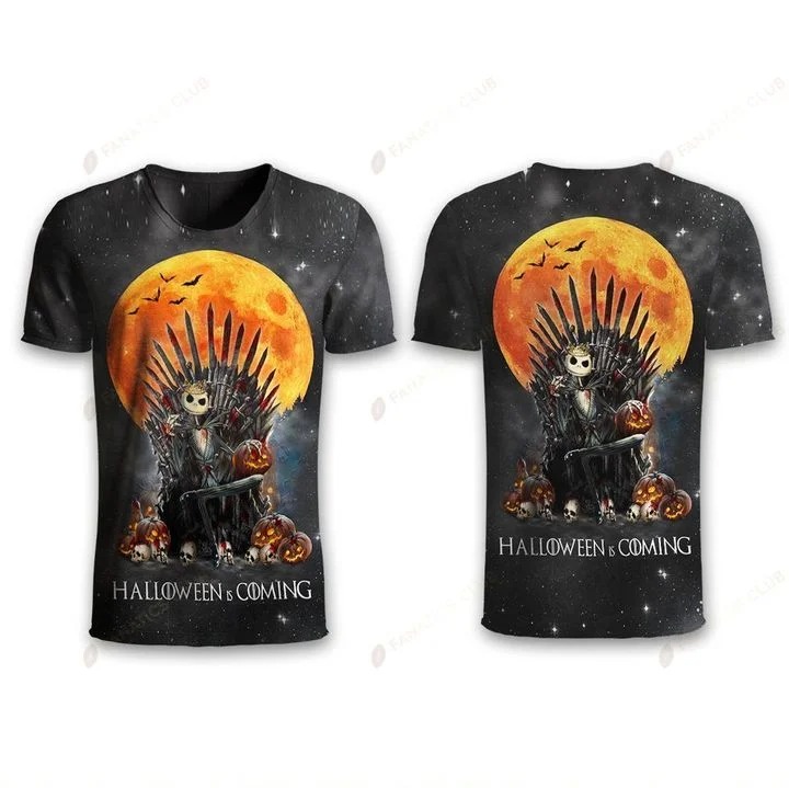 JACK SKELLINGTON THE NIGHTMARE BEFORE CHRISTMAS HALLOWEEN IS COMING 3D FULL PRINT HOODIE – LIMITED EDITION