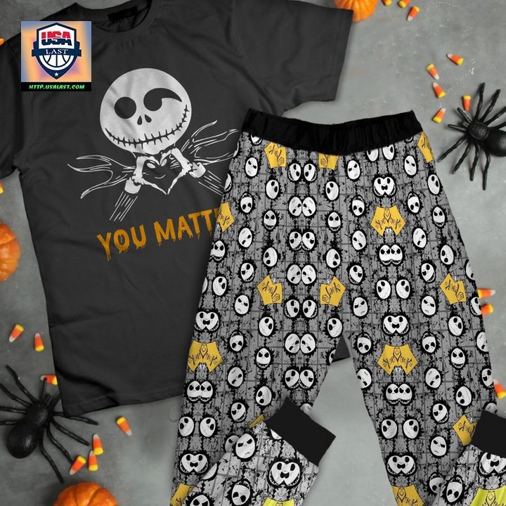JACK SKELLINGTON YOU MATTER HALLOWEEN PAJAMAS SET – USALAST
