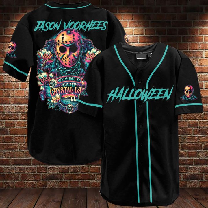 JASON VOORHEES HALLOWEEN BASEBALL JERSEY – LIMITED EDITION