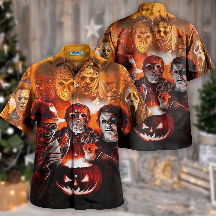 JOIN US TO MAKE HALLOWEEN GREAT AGAIN HAWAIIAN SHIRT -BBS