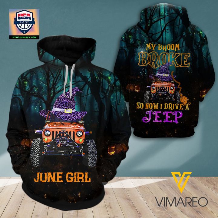 JUNE GIRL DRIVE A JEEP HAPPY HALLOWEEN 3D HOODIE – USALAST