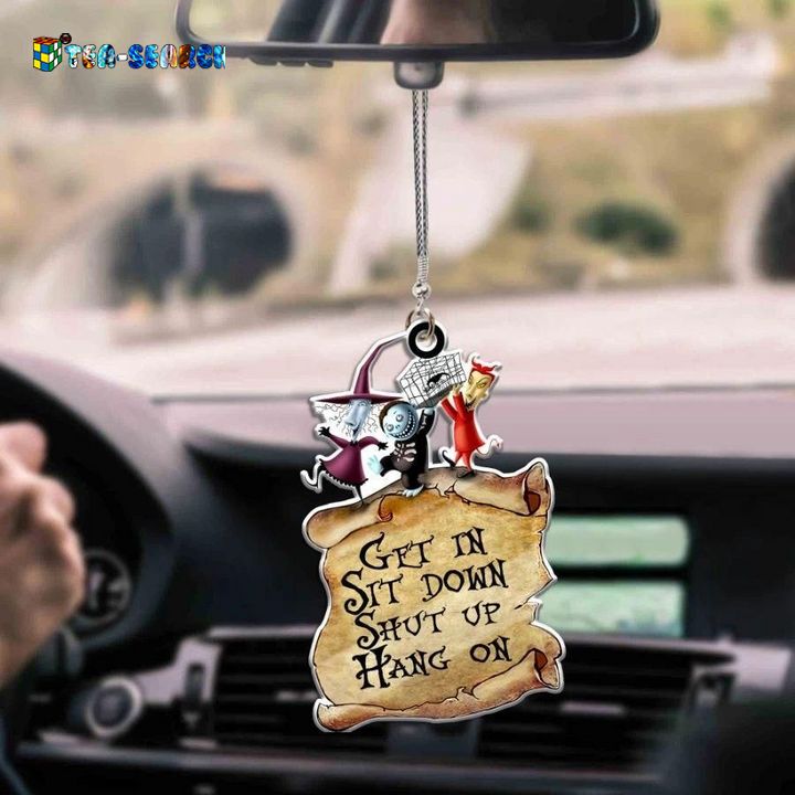 LOCK SHOCK AND BARREL GET IN SIT DOWN SHUT UP HANG ON HALLOWEEN ORNAMENT – USALAST