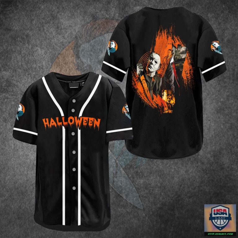 MICHAEL MYERS HALLOWEEN 3D BASEBALL JERSEY – USALAST