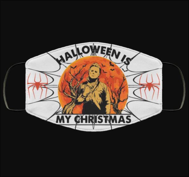 MICHAEL MYERS HALLOWEEN IS MY CHRISTMAS FACE MASK – DNSTYLES