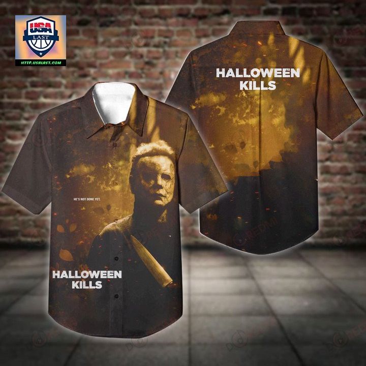 MICHAEL MYERS HALLOWEEN KILLS ALOHA HAWAIIAN SHIRT – USALAST