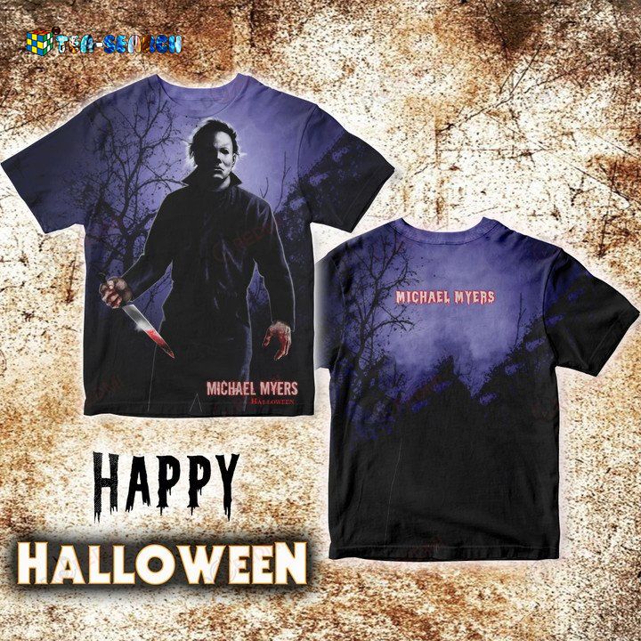 MYCHAEL MYERS HALLOWEEN ALL OVER PRINT SHIRT STYLE 1 – USALAST