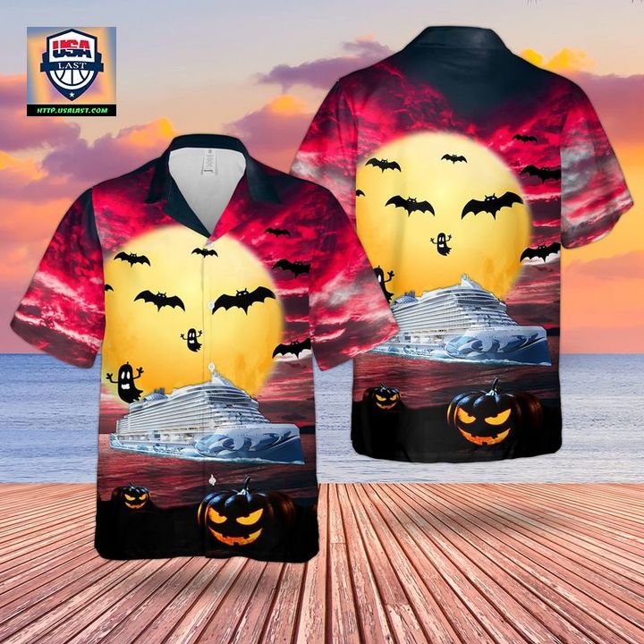 NCL NORWEGIAN CRUISE LINE NORWEGIAN PRIMA HALLOWEEN HAWAIIAN SHIRT – USALAST