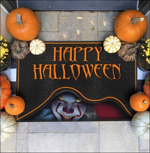 PENNYWISE HAPPY HALLOWEEN DOORMAT – DNSTYLES