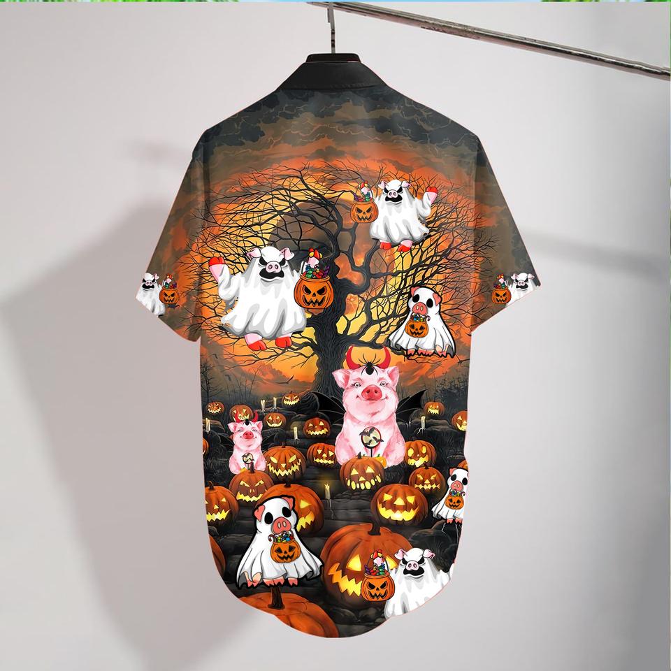 PIG HALLOWEEN HAWAIIAN SHIRT – LIMITED EDITION