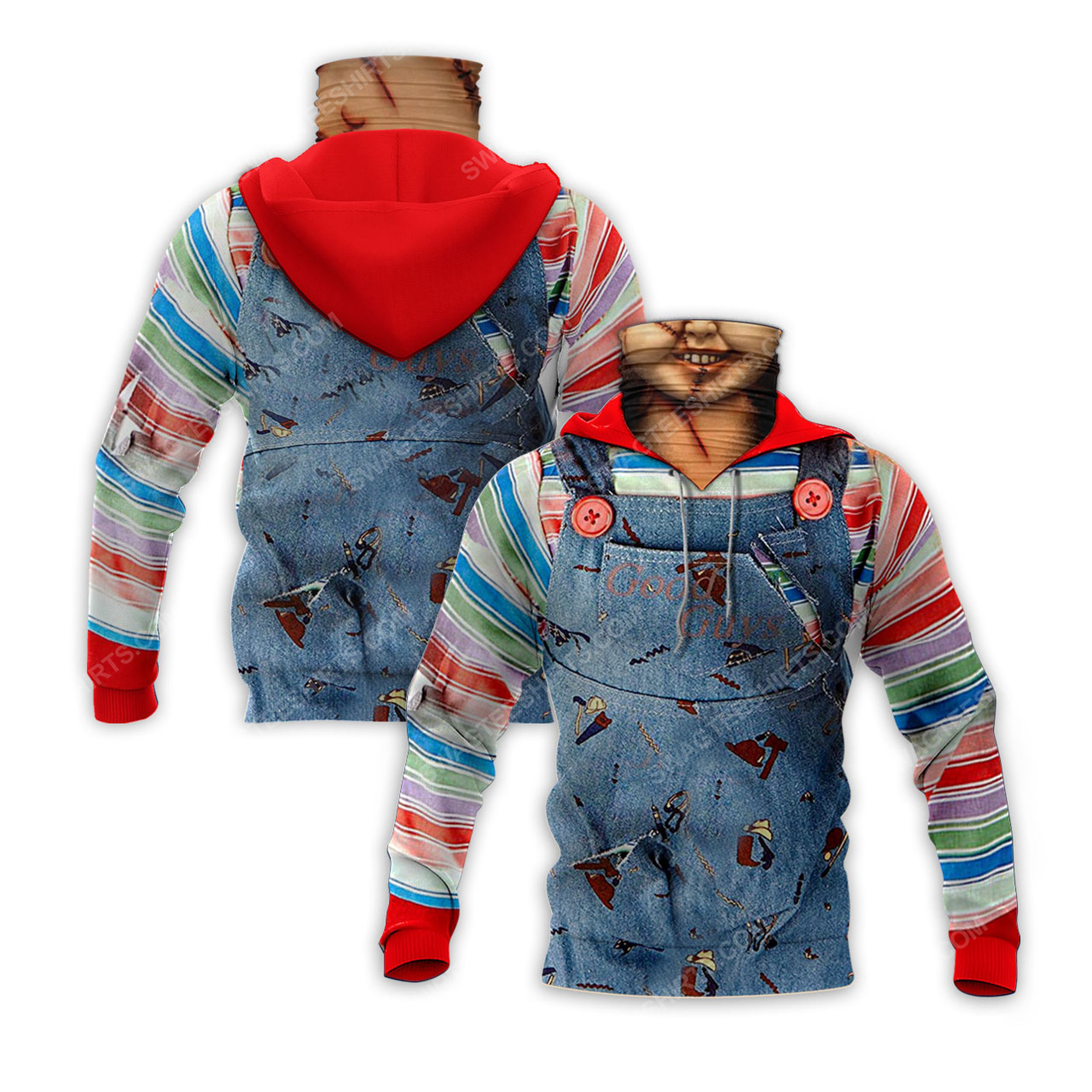 [SPECIAL EDITION] CHUCKY CHILD’S PLAY FOR HALLOWEEN FULL PRINT MASK HOODIE – MARIA
