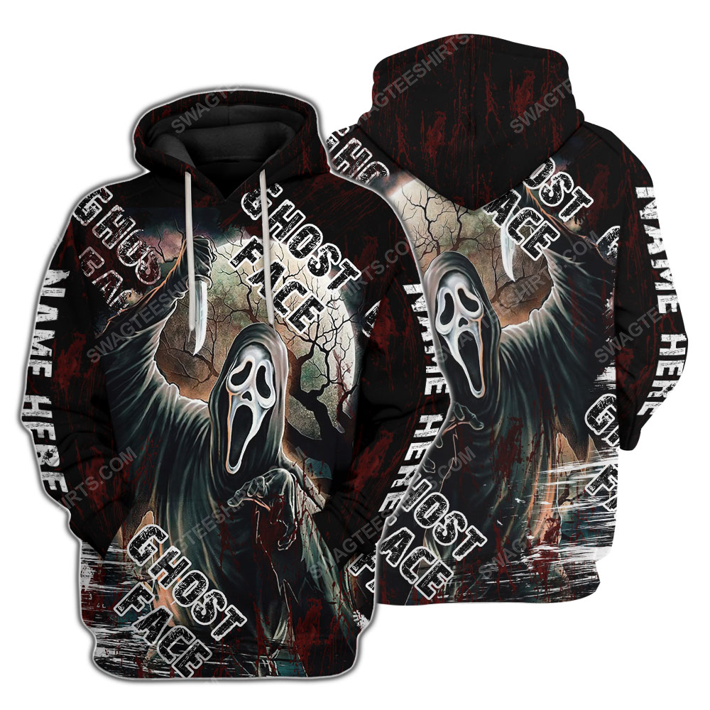 [SPECIAL EDITION] CUSTOM THE SCREAM GHOSTFACE HORROR MOVIE FOR HALLOWEEN NIGHT SHIRT- MARIA