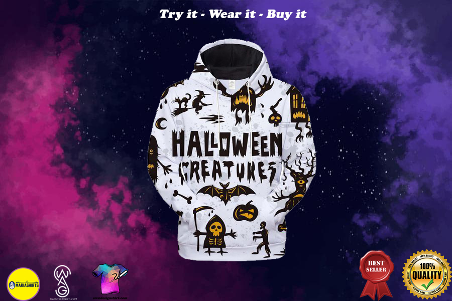 [SPECIAL EDITION] HALLOWEEN CREATURES ALL OVER PRINTED SHIRT – MARIA