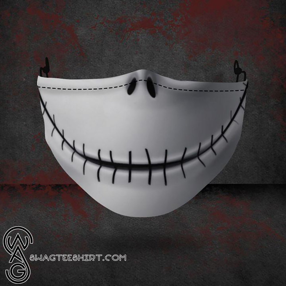 [SPECIAL EDITION] HALLOWEEN JACK SKELLINGTON ALL OVER PRINTED FACE MASK – MARIA