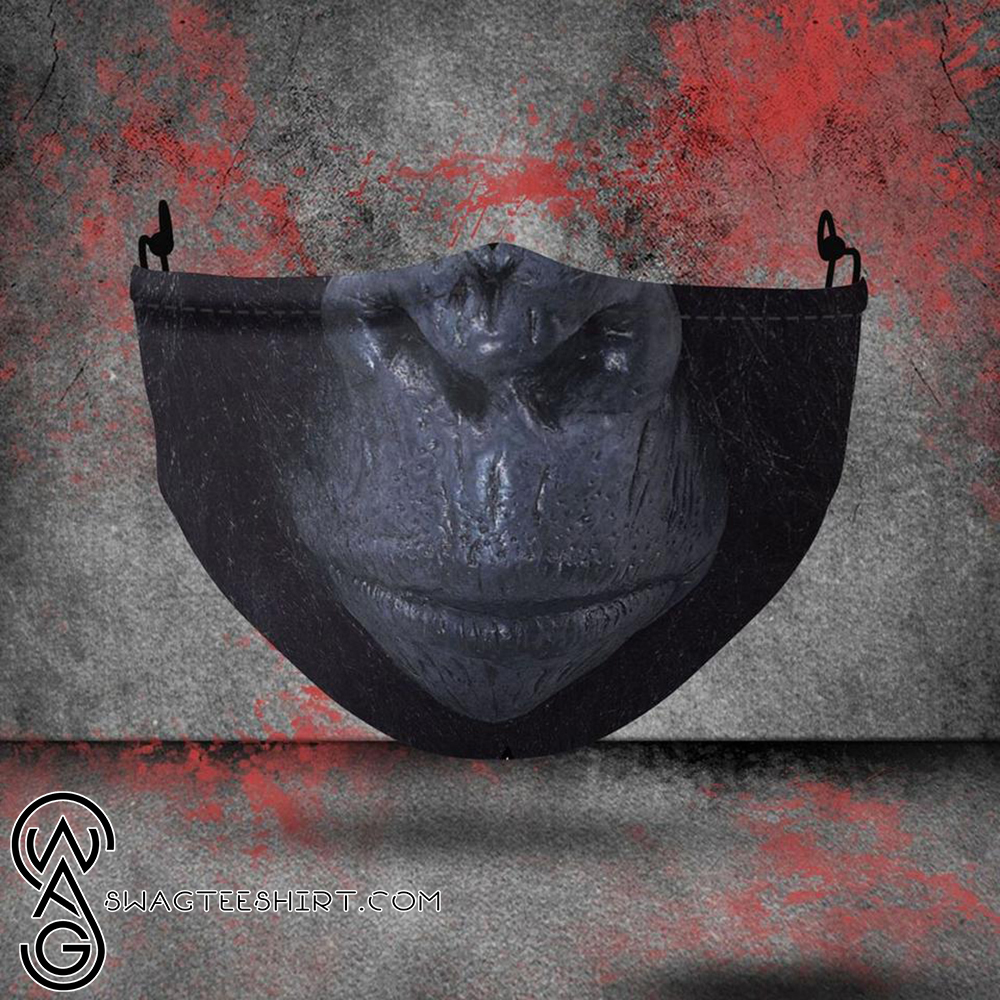 [SPECIAL EDITION] HALLOWEEN MONKEY ALL OVER PRINTED FACE MASK – MARIA