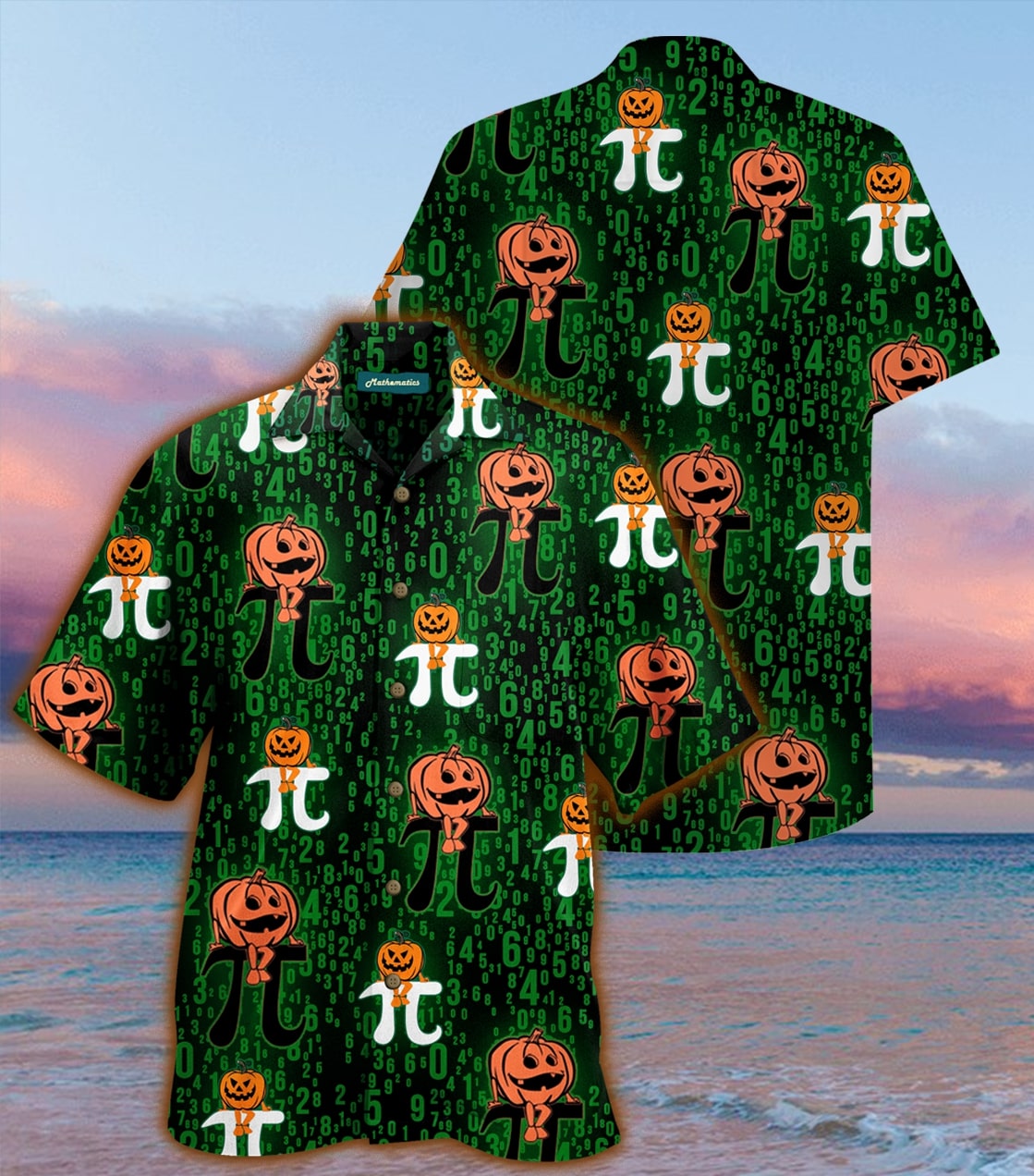 [SPECIAL EDITION] HALLOWEEN PUMPKIN PI HAWAIIAN SHIRT – MARIA