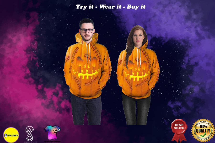 [SPECIAL EDITION] HALLOWEEN PUMPKIN SKULL ALL OVER PRINTED SHIRT – MARIA