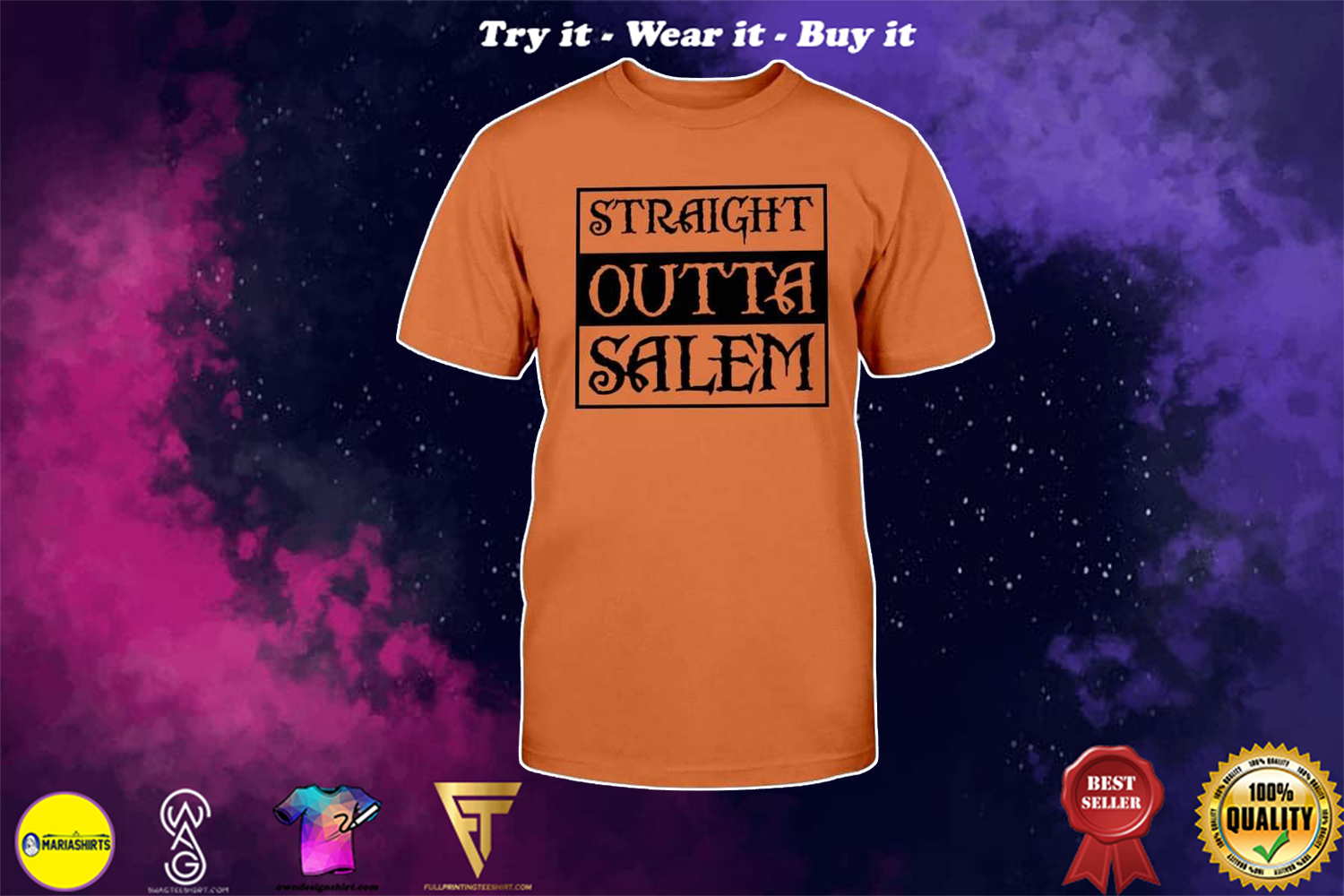 [SPECIAL EDITION] HALLOWEEN STRAIGHT OUTTA SALEM SHIRT – MARIA