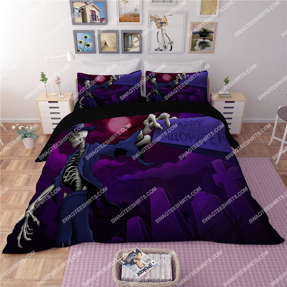 [SPECIAL EDITION] HAPPY HALLOWEEN A GRAVE HALLOWEEN FULL PRINTING BEDDING SET – MARIA
