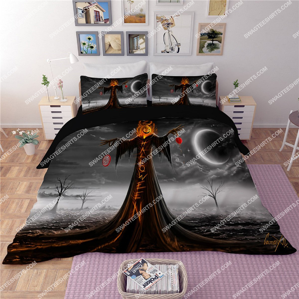 [SPECIAL EDITION] HAPPY HALLOWEEN HORROR PUMPKIN FULL PRINTING BEDDING SET – MARIA