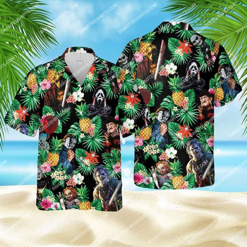 [SPECIAL EDITION] HORROR CHARACTERS HALLOWEEN MOVIE HAWAIIAN SHIRT – MARIA
