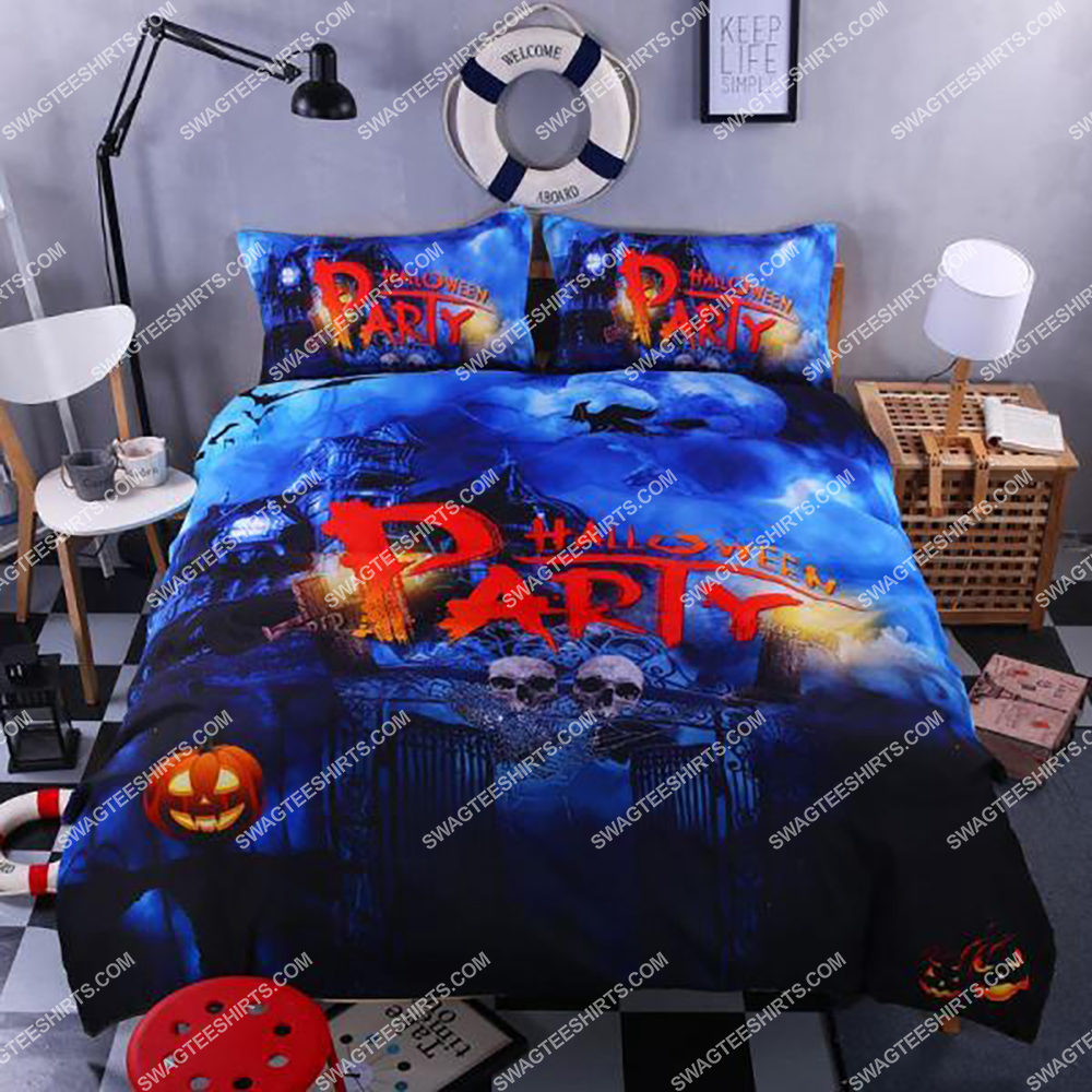 [SPECIAL EDITION] HORROR HOUSE AND HALLOWEEN PARTY FULL PRINTING BEDDING SET – MARIA