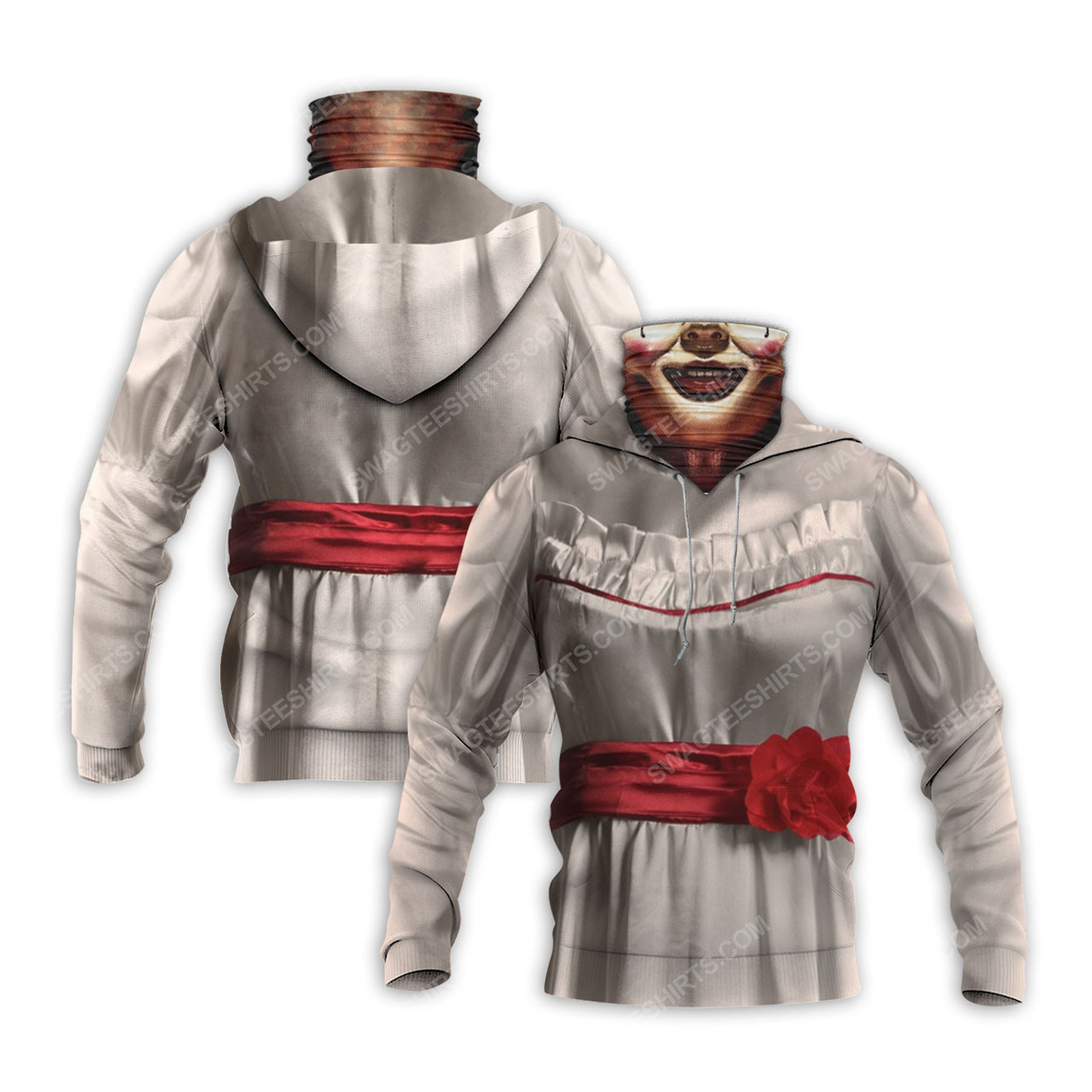 [SPECIAL EDITION] HORROR MOVIE ANNABELLE FOR HALLOWEEN FULL PRINT MASK HOODIE – MARIA