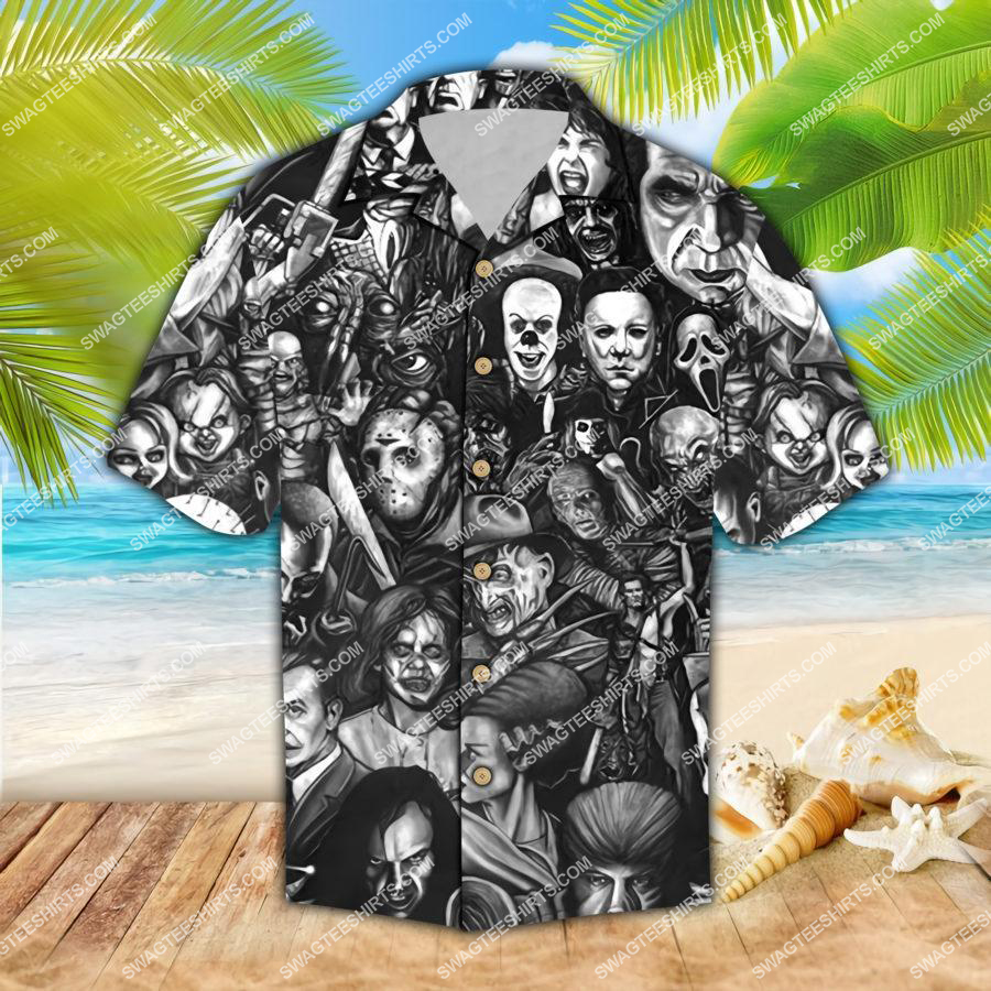 [SPECIAL EDITION] HORROR MOVIE CHARACTERS HALLOWEEN ALL OVER PRINT HAWAIIAN SHIRT – MARIA