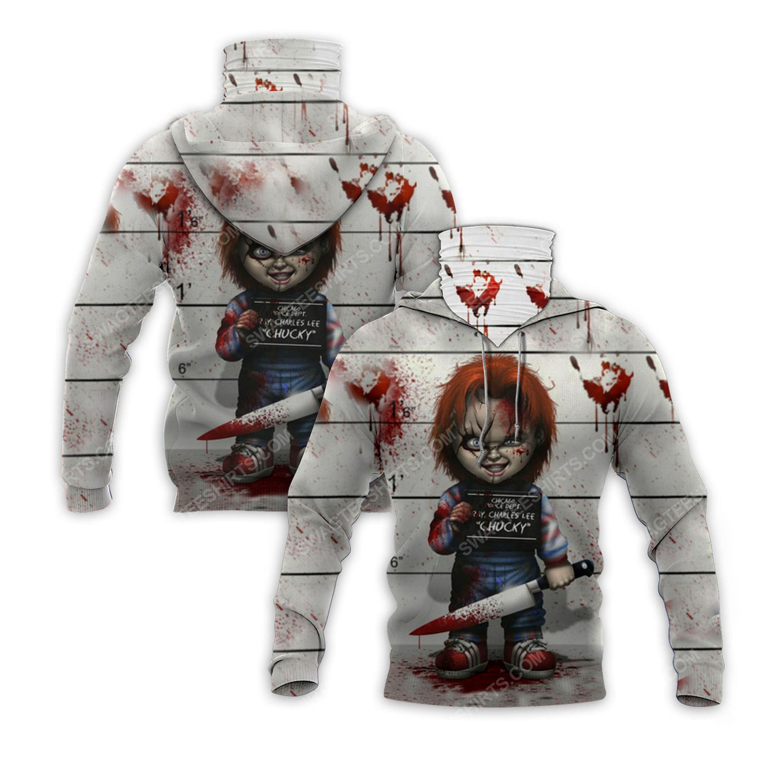 [SPECIAL EDITION] HORROR MOVIE CHUCKY DOLL FOR HALLOWEEN FULL PRINT MASK HOODIE – MARIA
