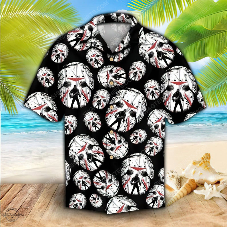 [SPECIAL EDITION] NO LIVES MATTER JASON VOORHEES HALLOWEEN HAWAIIAN SHIRT – MARIA