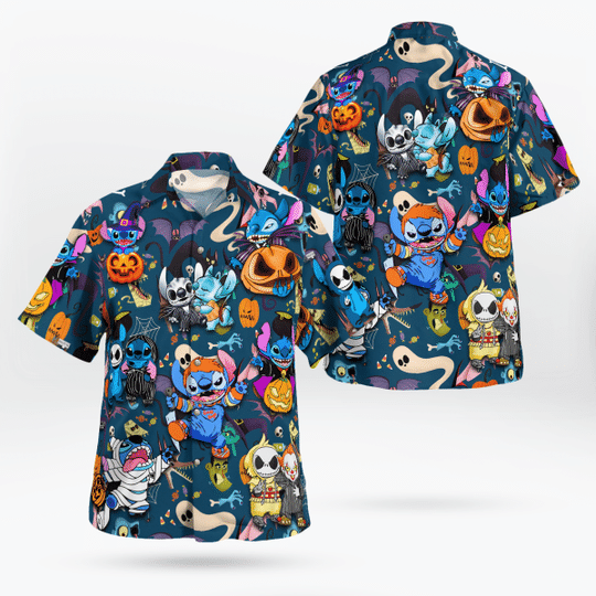 STITCH HALLOWEEN FUNNY HAWAIIAN SHIRT – BBS
