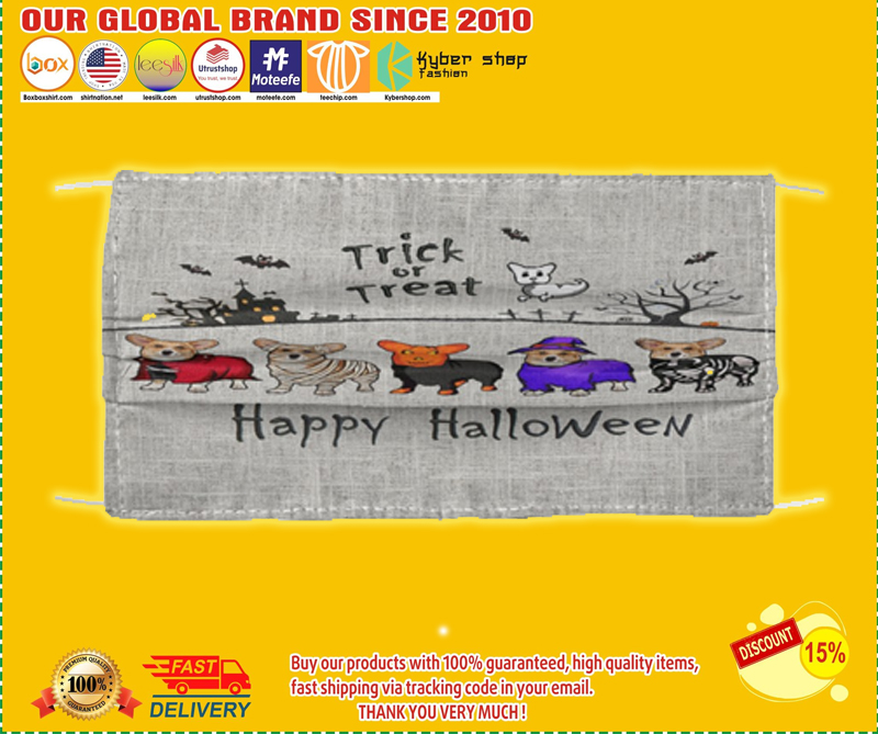 TRICK OR TREAT HAPPY HALLOWEEN FACE MASK – LIMITED EDITION