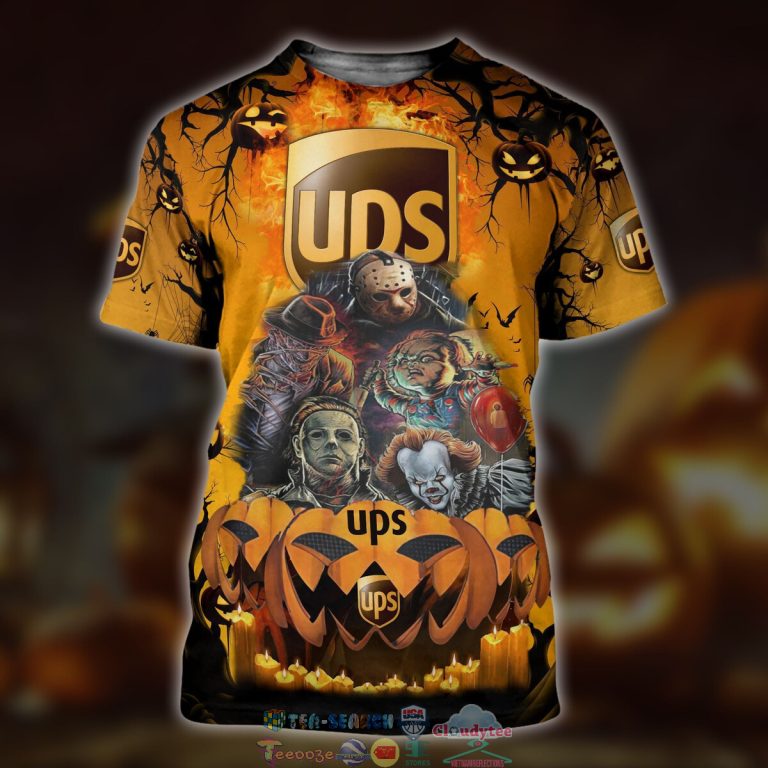 UNITED PARCEL SERVICE UPS HORROR KILLERS HALLOWEEN VER 2 3D T-SHIRT AND HOODIE – SALEOFF