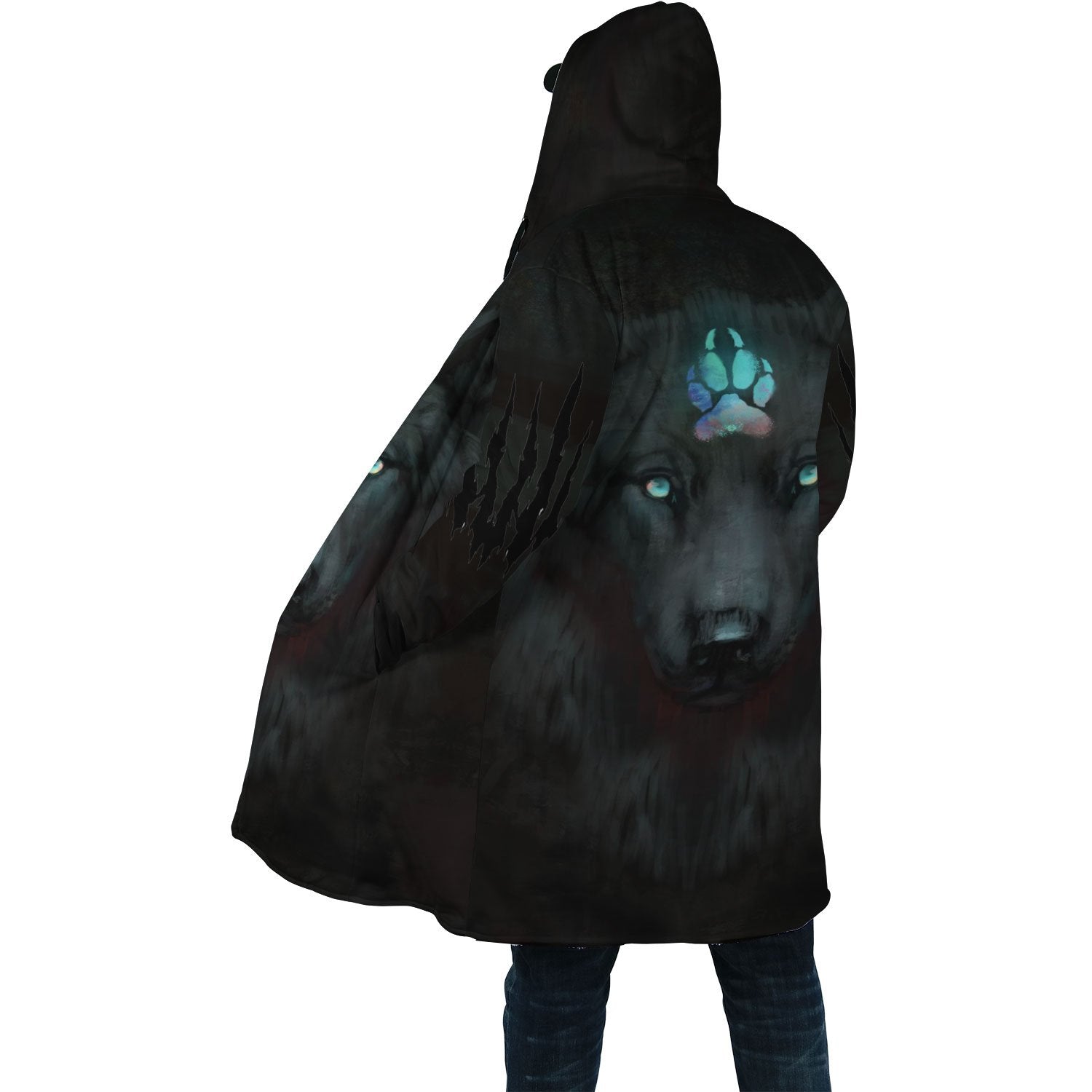 Black Wolf Cloak – The Spirit of the Night Guardians