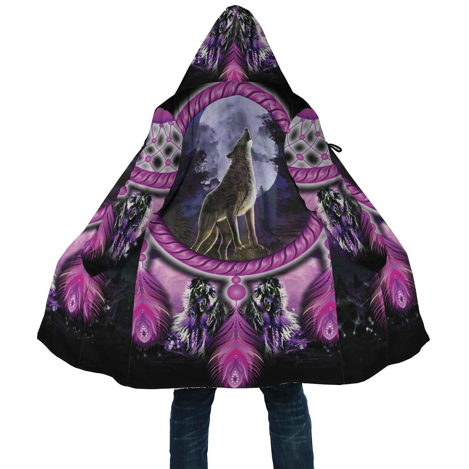 Wolf Power Native – Moon Howl Cloak The Spirit of the Purple Night