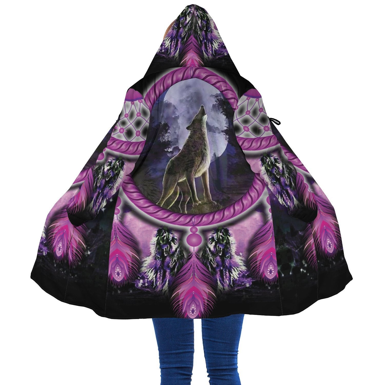 Wolf Power Native – Moon Howl Cloak The Spirit of the Purple Night